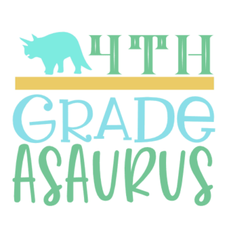 4th-grade-asaurus-funny-school-free-svg-file-SvgHeart.Com