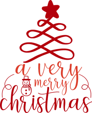 a-very-merry-christmas-tree-snowman-holiday-free-svg-file-SvgHeart.Com