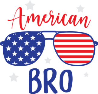 american-bro-usa-flag-sunglasses-4th-of-july-free-svg-file-SvgHeart.Com