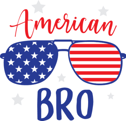 american-bro-usa-flag-sunglasses-4th-of-july-free-svg-file-SvgHeart.Com