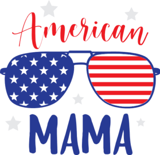 american-mama-usa-flag-sunglasses-4th-of-july-free-svg-file-SvgHeart.Com