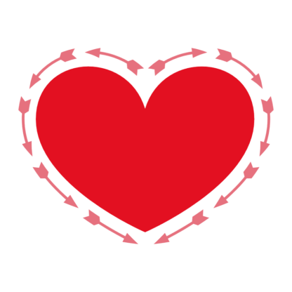 arrows-heart-shape-valentines-day-free-svg-file-SvgHeart.Com