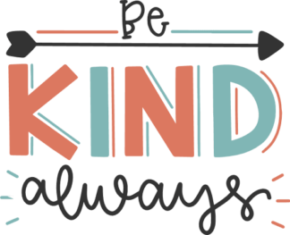 be-kind-always-arrow-positive-free-svg-file-SvgHeart.Com