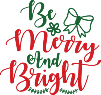 be-merry-and-bright-christmas-free-svg-file-SvgHeart.Com