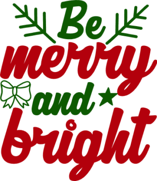 be-merry-and-bright-christmas-free-svg-file-SvgHeart.Com