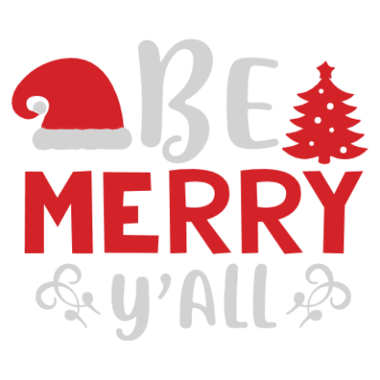 be-merry-yall-christmas-free-svg-file-SvgHeart.Com