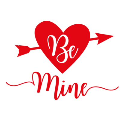 be-mine-heart-with-arrow-valentines-day-free-svg-file-SvgHeart.Com