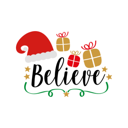 believe-christmas-free-svg-file-SvgHeart.Com