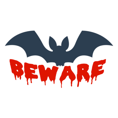 beware-halloween-bat-free-svg-file-SvgHeart.Com