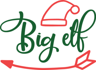 big-elf-sign-christmas-t-shirt-design-free-svg-file-SvgHeart.Com