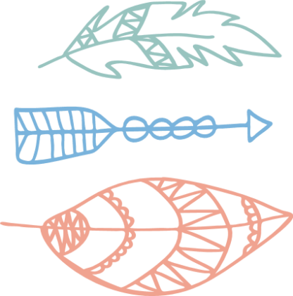 boho-design-arrows-leaves-free-svg-file-SvgHeart.Com