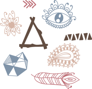 boho-design-eye-flower-free-svg-file-SvgHeart.Com