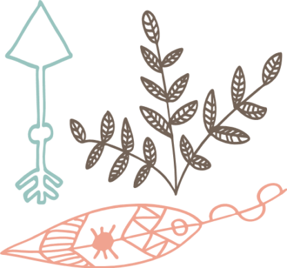 boho-design-leaves-arrow-free-svg-file-SvgHeart.Com