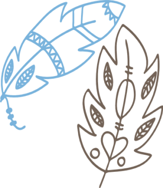 boho-design-leaves-free-svg-file-SvgHeart.Com