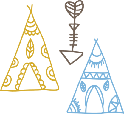 boho-design-tent-arrow-free-svg-file-SvgHeart.Com