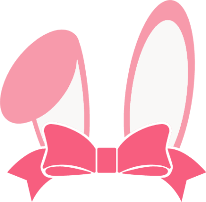 bunny-ears-with-bow-easter-free-svg-file-SvgHeart.Com