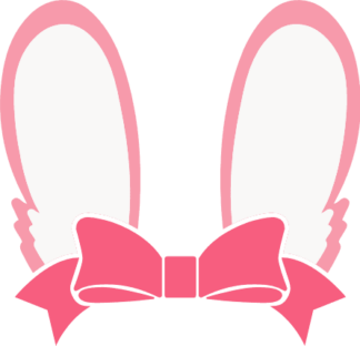 bunny-ears-with-bow-easter-free-svg-file-SvgHeart.Com