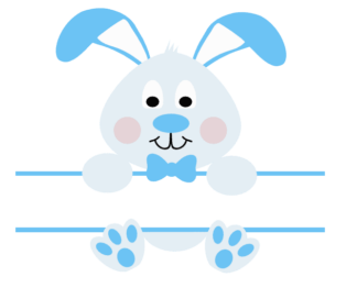 bunny-split-text-frame-baby-boy-free-svg-file-SvgHeart.Com