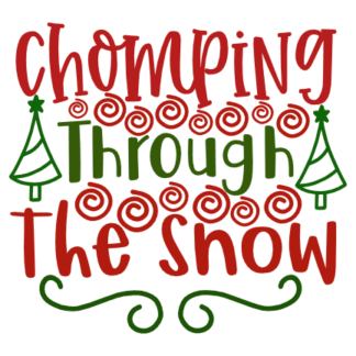 chomping-through-the-snow-christmas-free-svg-file-SvgHeart.Com