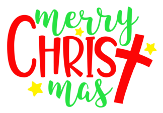 christmas-cross-free-svg-file-SvgHeart.Com