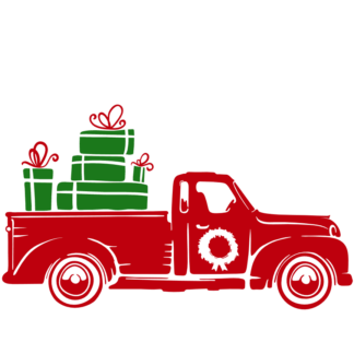 christmas-gift-box-truck-holiday-free-svg-file-SvgHeart.Com