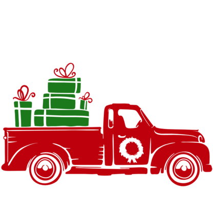 christmas-gift-box-truck-holiday-free-svg-file-SvgHeart.Com