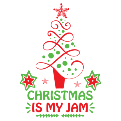 christmas-is-my-jam-funny-sayings-free-svg-file-SvgHeart.Com