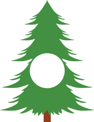 christmas-tree-monogram-decoration-free-svg-file-SvgHeart.Com