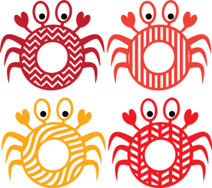 crabs-monogram-frame-beach-free-svg-file-SvgHeart.Com