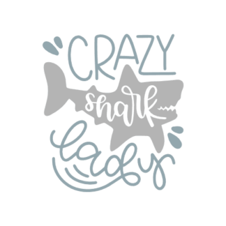 crazy-shark-lady-funny-shark-week-free-svg-file-SvgHeart.Com