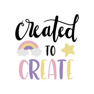 created-to-create-rainbow-star-free-svg-file-SvgHeart.Com