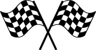 crossed-racing-flags-checkered-race-free-svg-file-SvgHeart.Com