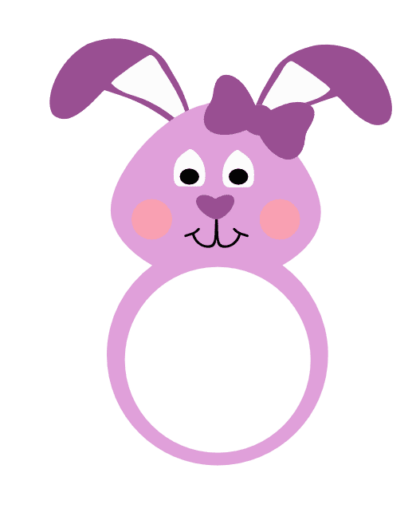 cute-bunny-monogram-frame-easter-free-svg-file-SvgHeart.Com