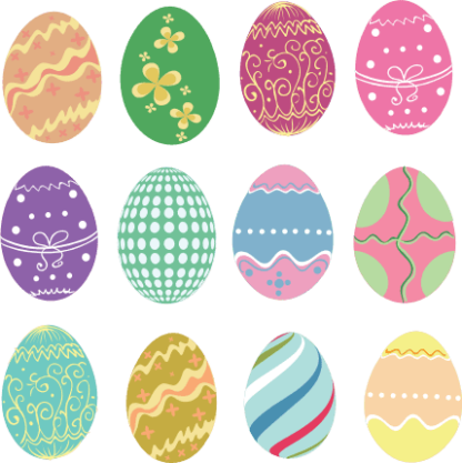 decorated-easter-eggs-free-svg-file-SvgHeart.Com