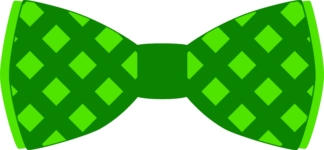 decorative-checkered-bow-sain-patricks-day-free-svg-file-SvgHeart.Com