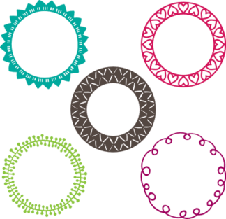 decorative-circle-frames-bundle-free-svg-file-SvgHeart.Com