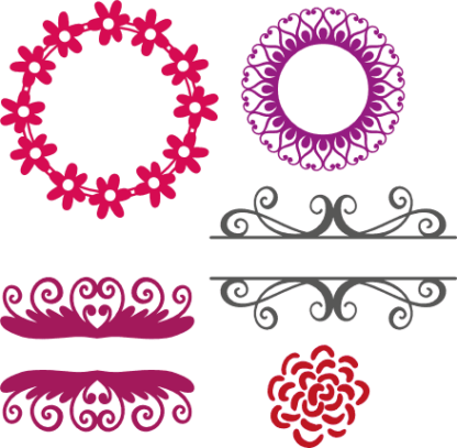 decorative-ornamental-frame-bundle-free-svg-file-SvgHeart.Com