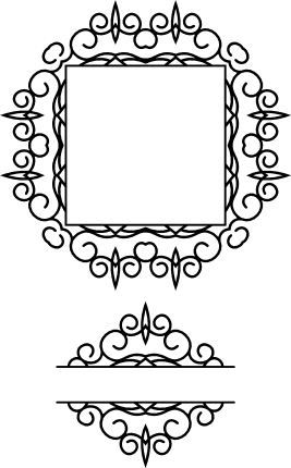 decorative-ornamental-square-and-split-text-frames-free-svg-file-SvgHeart.Com