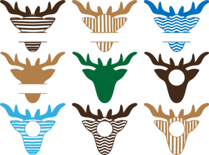 deers-head-monogram-frame-bundle-hunting-free-svg-file-SvgHeart.Com