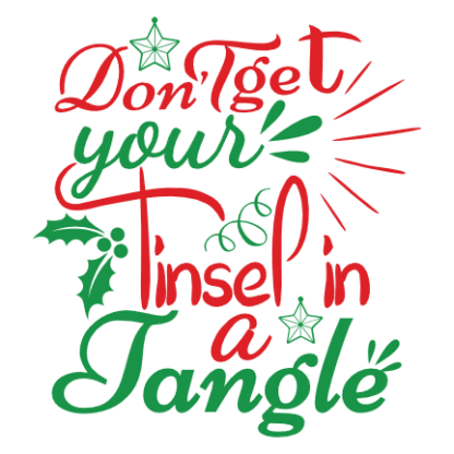 dont-get-your-tinsel-in-a-tangle-christmas-free-svg-file-SvgHeart.Com