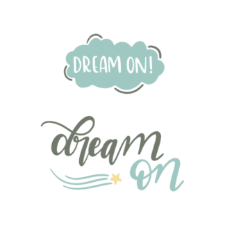 dream-on-motivational-free-svg-file-SvgHeart.Com