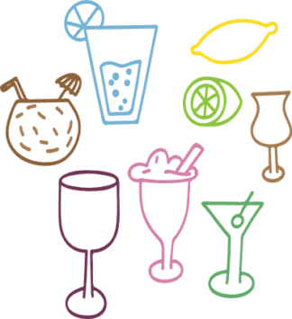 drinks-bundle-ice-cream-cocktail-summer-drinks-free-svg-file-SvgHeart.Com