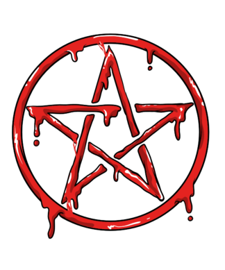 dripping-bloody-star-pentagram-free-svg-file-SvgHeart.Com