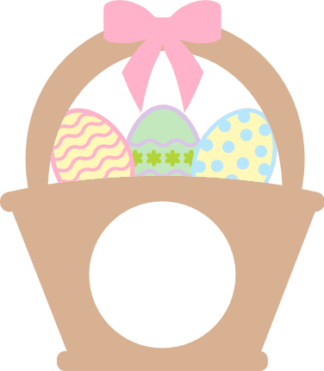 easter-basket-monogram-frame-bow-eggs-free-svg-file-SvgHeart.Com