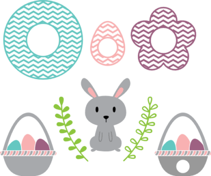 easter-bundle-bunny-monogram-frames-eggs-in-basket-free-svg-file-SvgHeart.Com