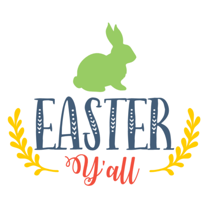 easter-yall-bunny-silhouette-free-svg-file-SvgHeart.Com