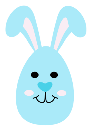 egg-shape-bunny-head-easter-free-svg-file-SvgHeart.Com