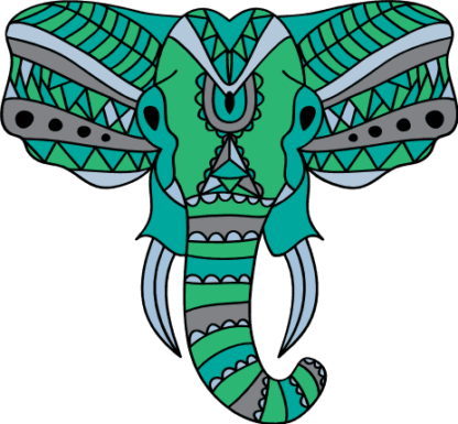 elephant-head-mandala-animal-free-svg-file-SvgHeart.Com