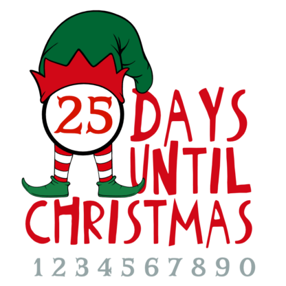 elf-countdown-monogram-christmas-free-svg-file-SvgHeart.Com