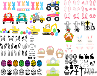 ester-bundle-eggs-trucks-bunny-free-svg-file-SvgHeart.Com